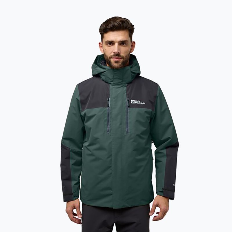 Jack Wolfskin мъжко яке Jasper 3In1 черно маслиново