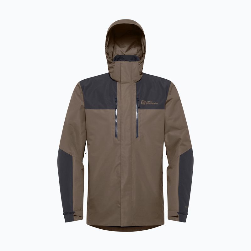 Мъжко яке Jasper 3In1 на Jack Wolfskin, студено кафе 18