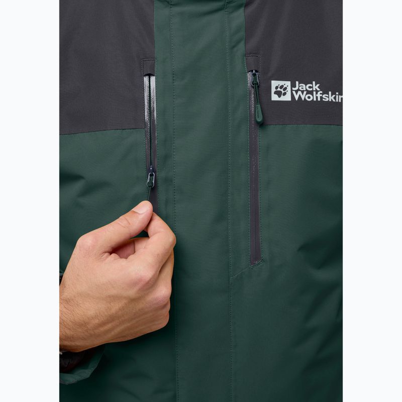 Jack Wolfskin мъжко яке Jasper 3In1 черно маслиново 9