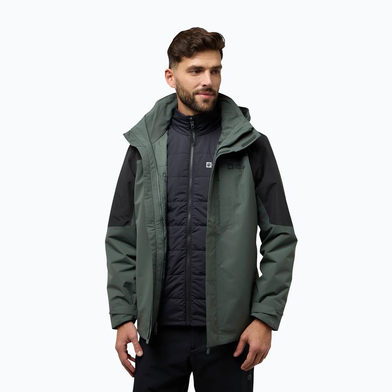 Мъжко яке Romberg 3In1 на Jack Wolfskin, шистово зелено 2