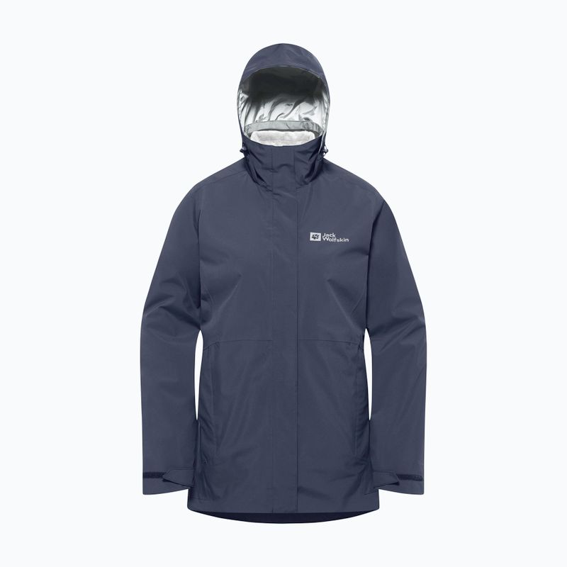 Jack Wolfskin дамски суитшърт Rotwand 3In1 с полар graphite 13