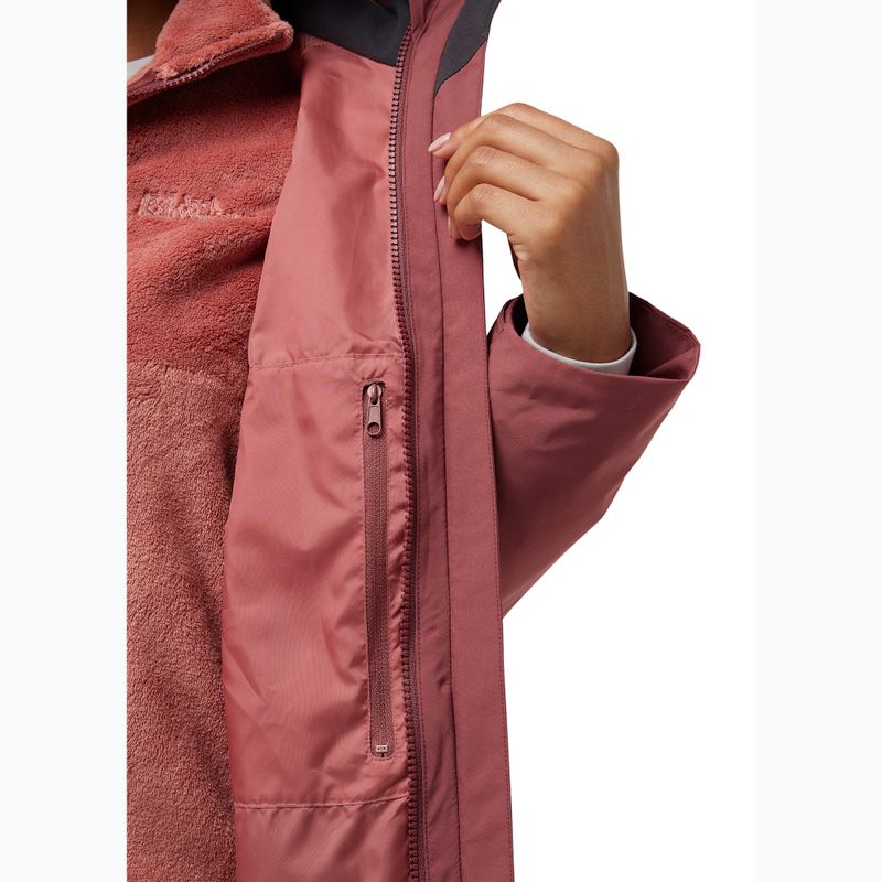 Jack Wolfskin дамски вълнен суитшърт Rotwand 3In1 червена охра 11