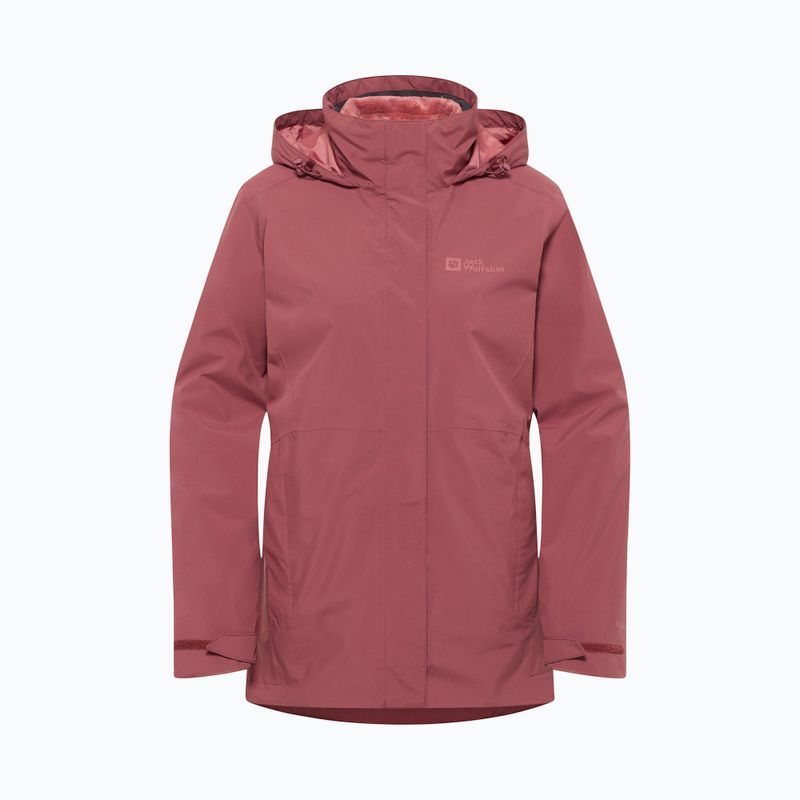 Jack Wolfskin дамски вълнен суитшърт Rotwand 3In1 червена охра 12
