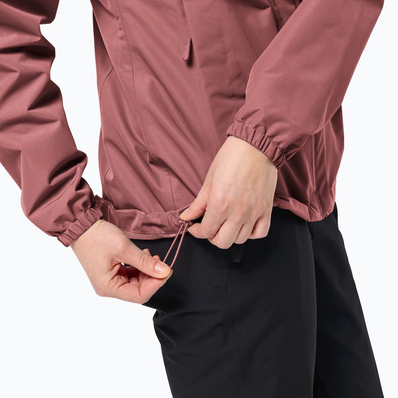 Jack Wolfskin Stormy Point 2L дамско дъждобранно яке червена охра 6
