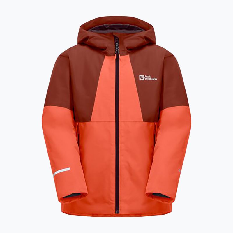 Детско пухено яке Jack Wolfskin Actamic 2L Ins coral orange 4