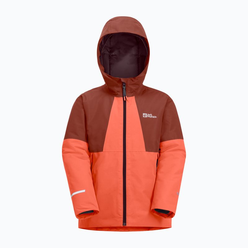 Детско пухено яке Jack Wolfskin Actamic 2L Ins coral orange 5
