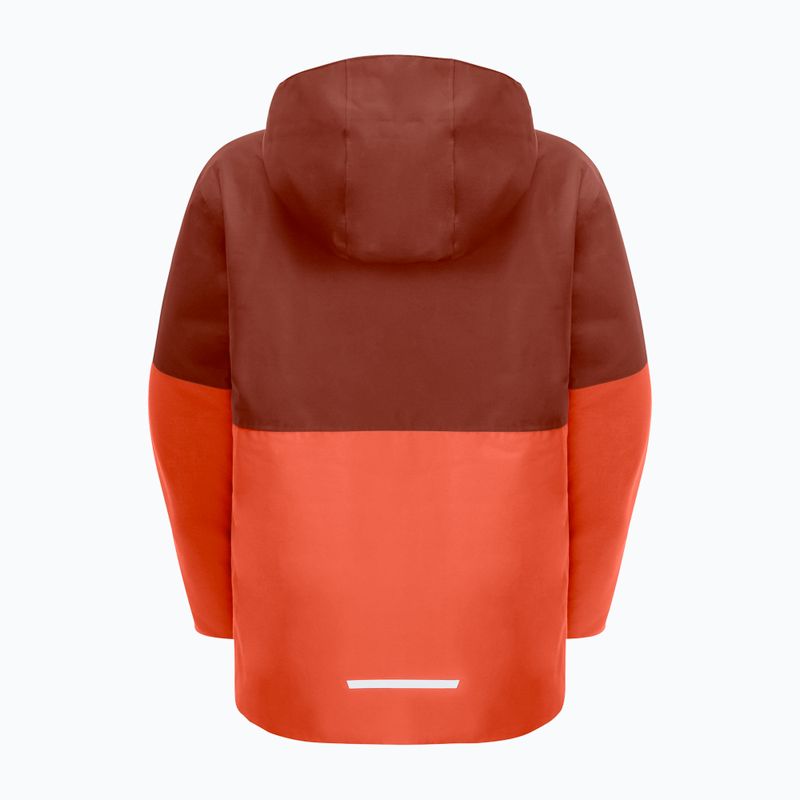 Детско пухено яке Jack Wolfskin Actamic 2L Ins coral orange 6