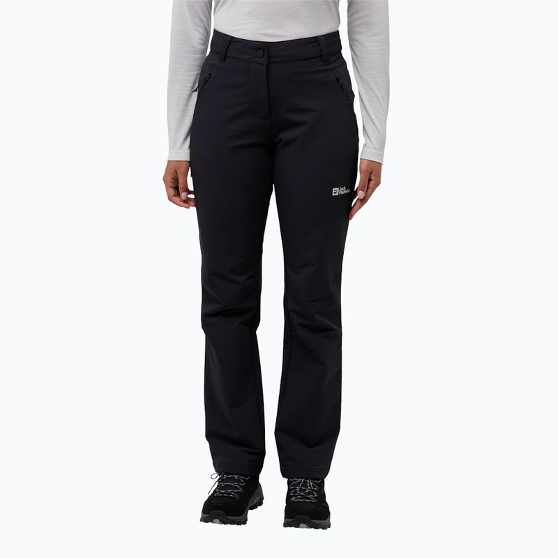 Дамски панталони Jack Wolfskin Activate Thermic softshell black