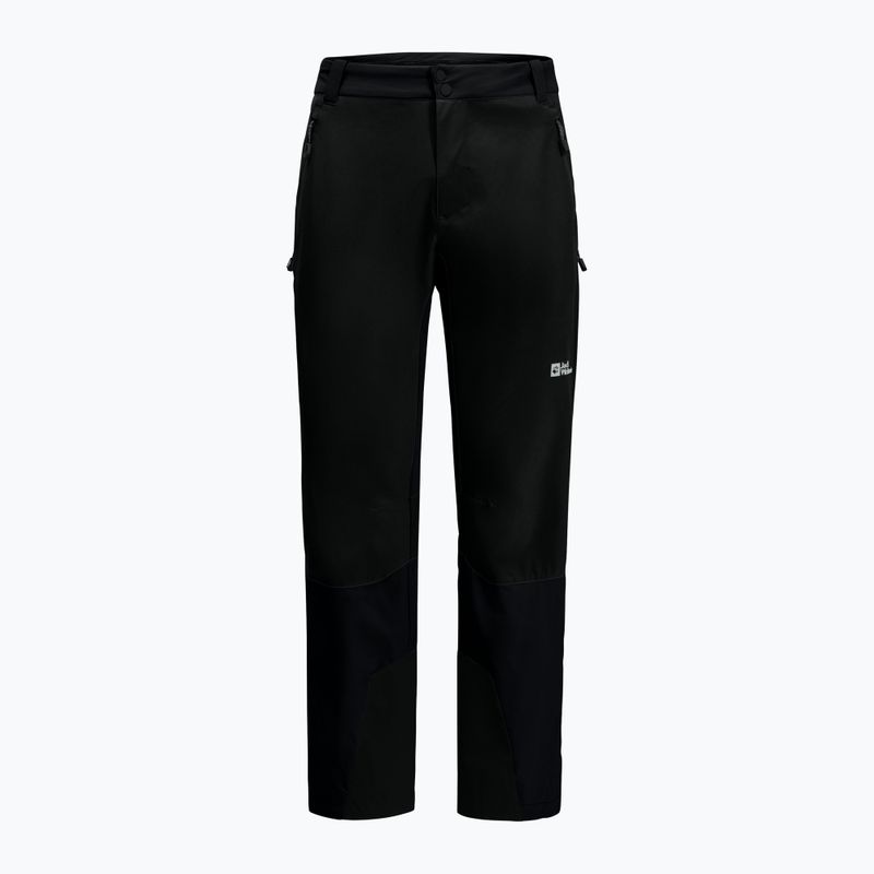 Мъжки софтшел панталони Jack Wolfskin Alpspitze Tour black 6
