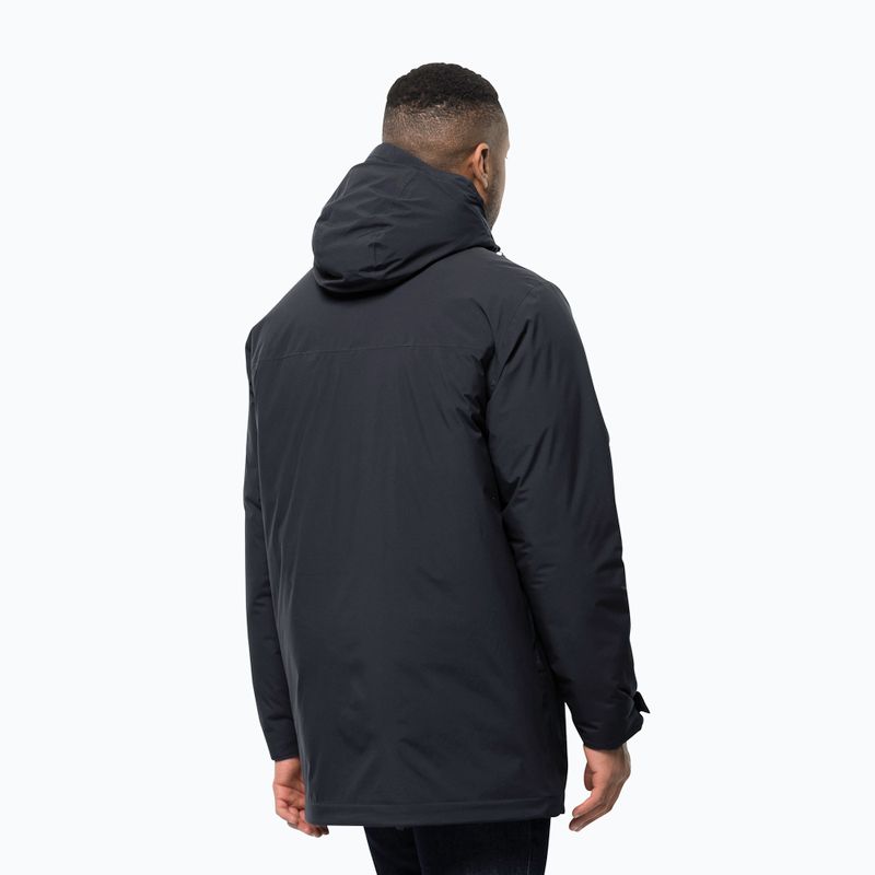Мъжки Jack Wolfskin Koenigsbau Parka пухено яке dark navy 2