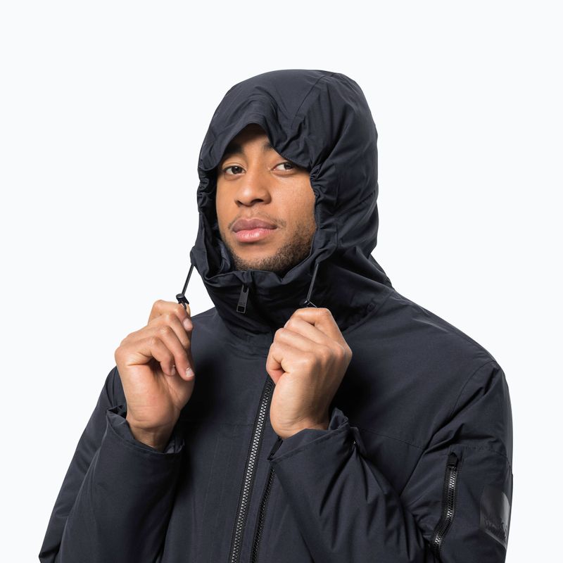 Мъжки Jack Wolfskin Koenigsbau Parka пухено яке dark navy 3