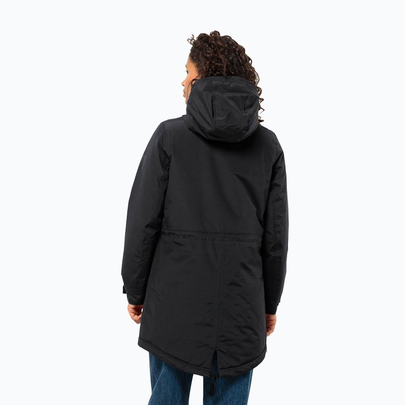 Дамско зимно яке Jack Wolfskin Talforst Parka black 2