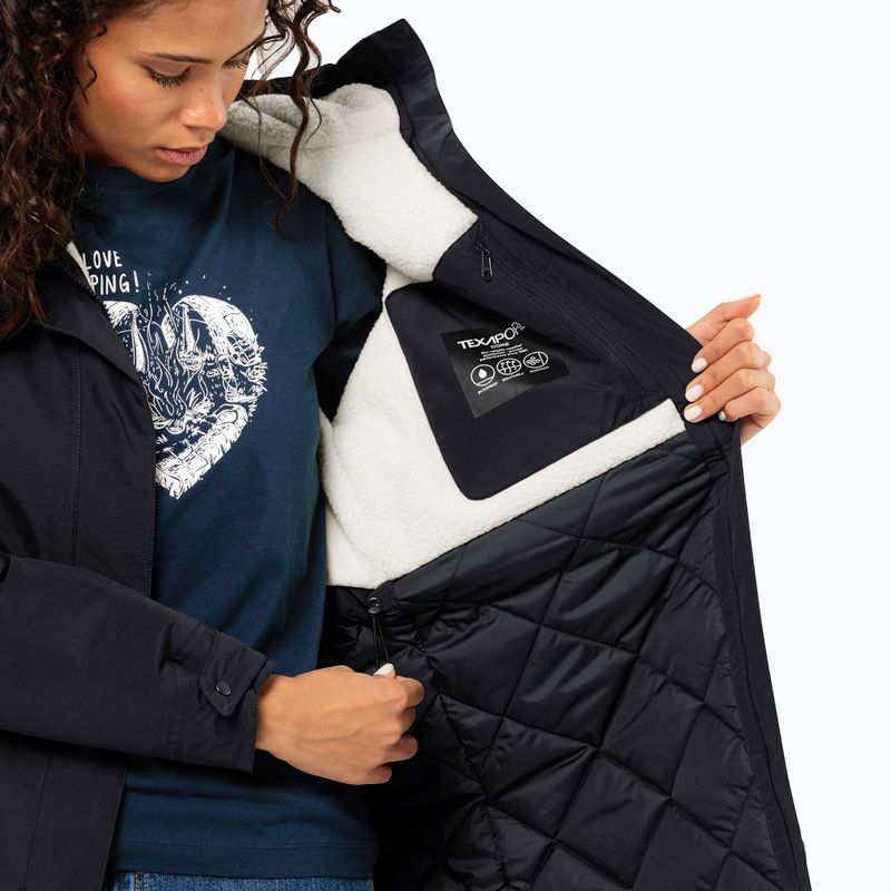 Дамско зимно яке Jack Wolfskin Talforst Parka black 5