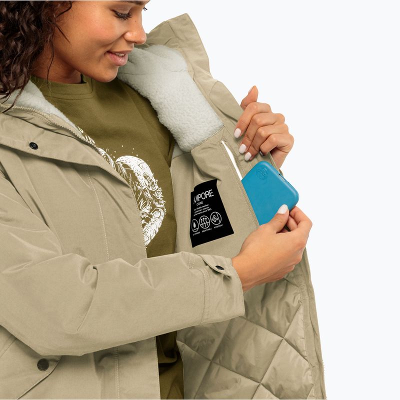 Дамско зимно яке Jack Wolfskin Talforst Parka anis 4