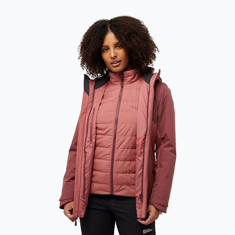 Яке 3в1 Jack Wolfskin Women's Hunberg mineral red 3