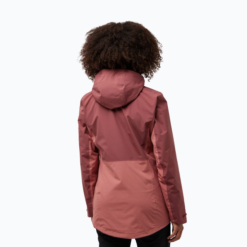 Дамско яке 3в1 Jack Wolfskin Hunberg mineral red 2