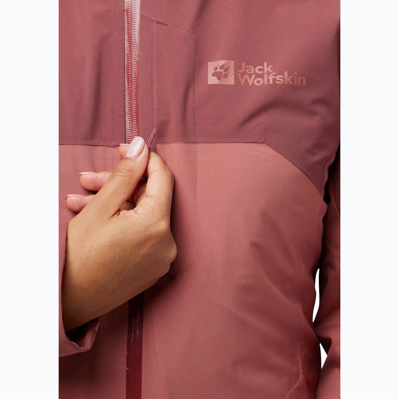Дамско яке 3в1 Jack Wolfskin Hunberg mineral red 9