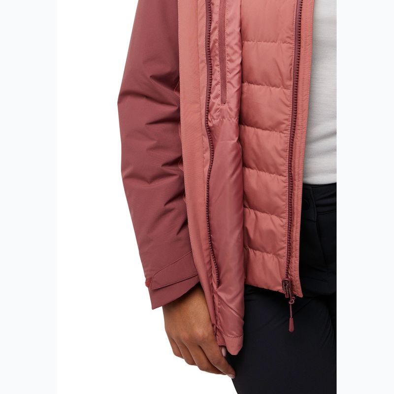 Дамско яке 3в1 Jack Wolfskin Hunberg mineral red 12