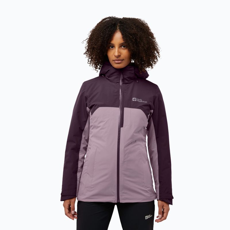 Дамско яке 3в1 Jack Wolfskin Hunberg wild blossom