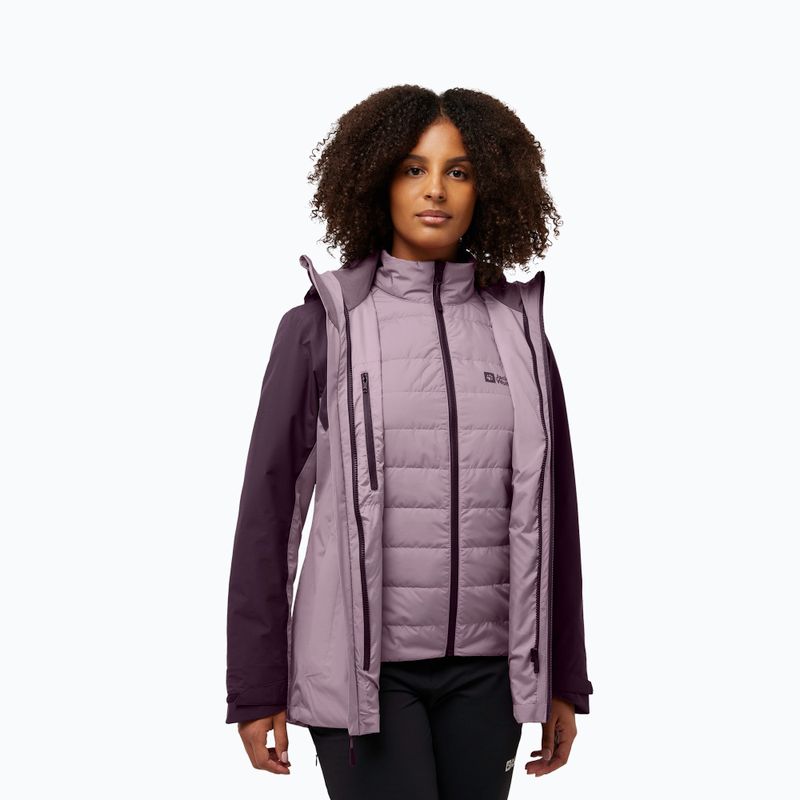 Дамско яке 3в1 Jack Wolfskin Hunberg wild blossom 3