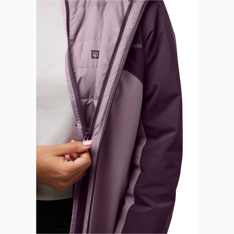 Дамско яке 3в1 Jack Wolfskin Hunberg wild blossom 11