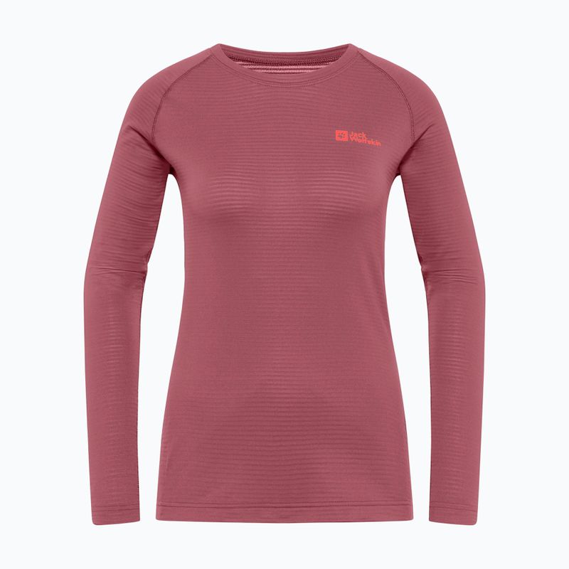 Дамска термо блуза с дълъг ръкав Jack Wolfskin Infinite Warm red ochre 3