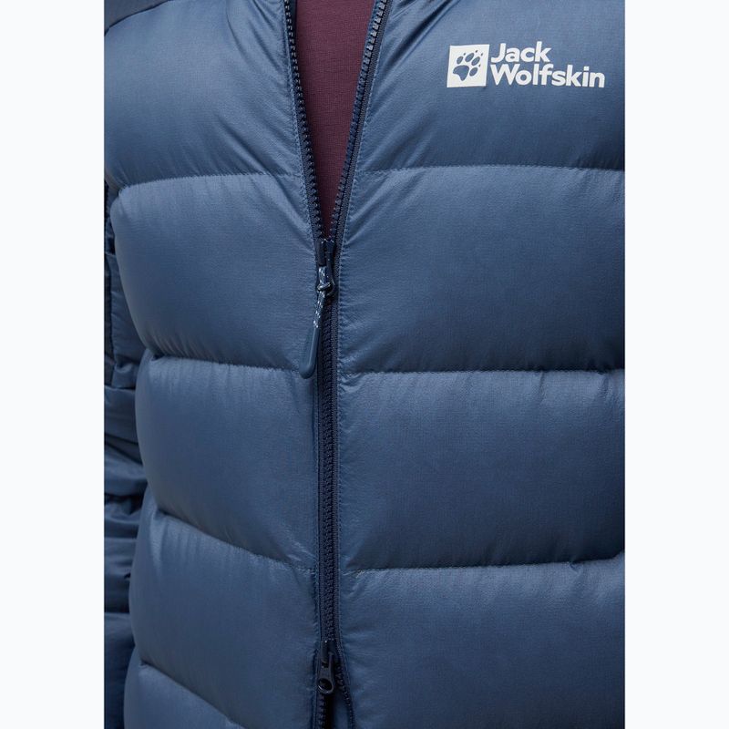 Jack Wolfskin мъжко пухено яке Nebelhorn Down Hoody nature blue 7