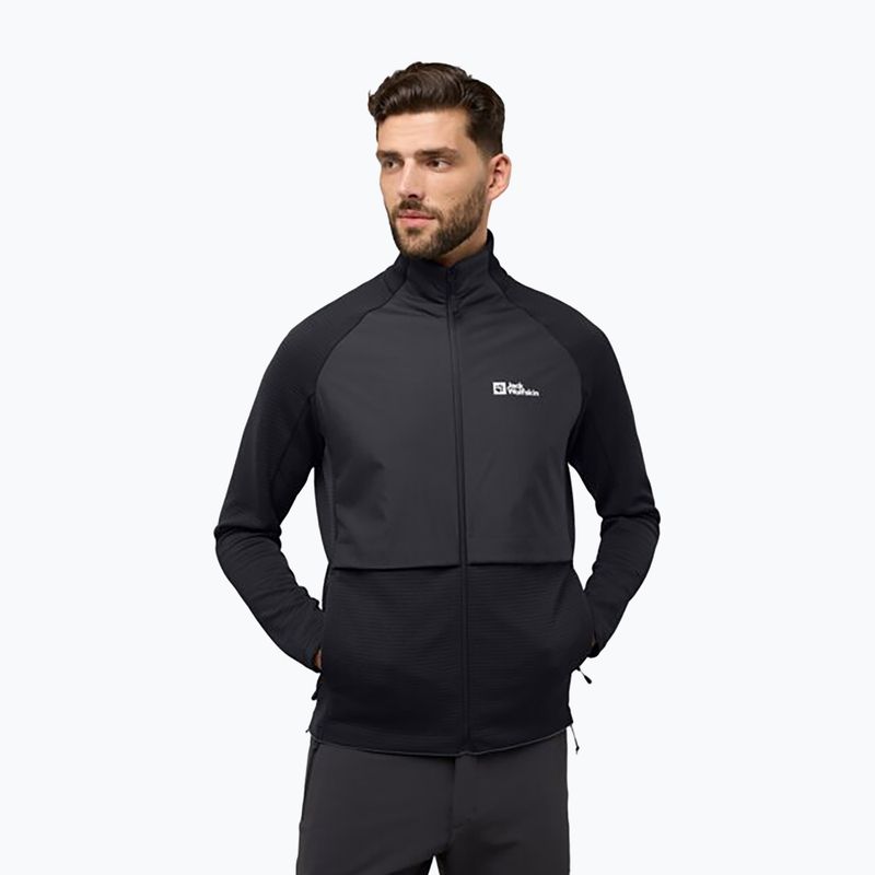 Мъжки поларен суитшърт Dormer black на Jack Wolfskin