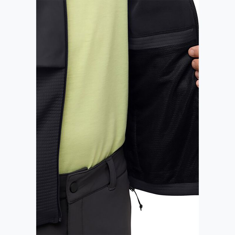 Мъжки поларен суитшърт Dormer black на Jack Wolfskin 4