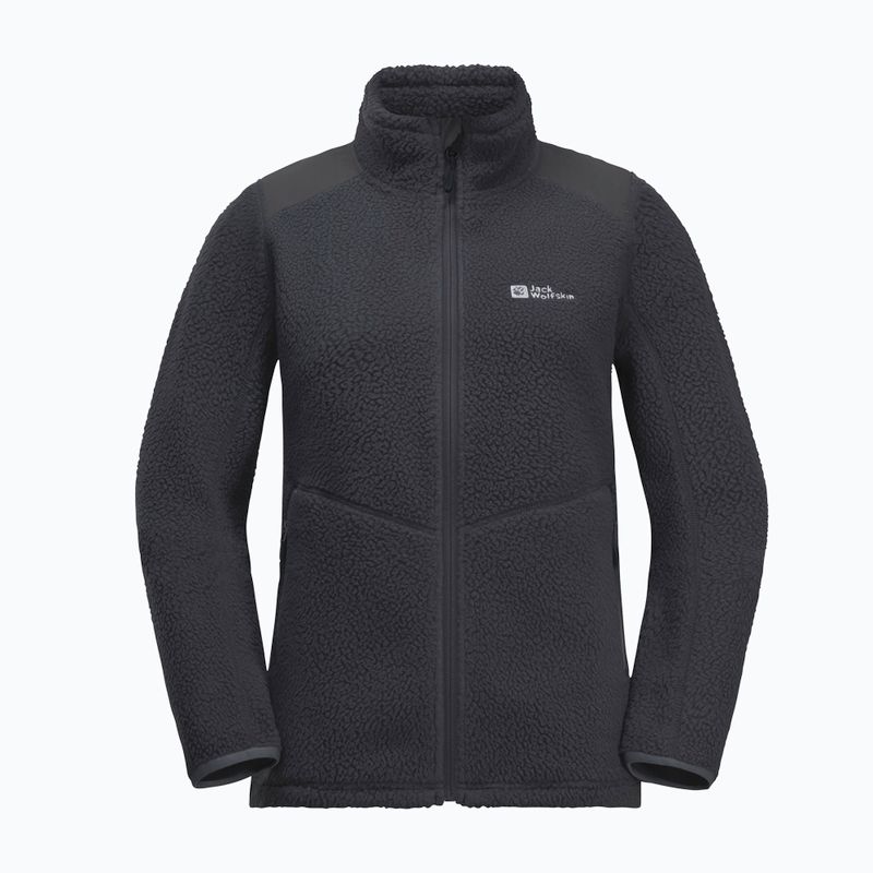 Дамско яке с полар Kammweg Pile Fz phantom на Jack Wolfskin 5