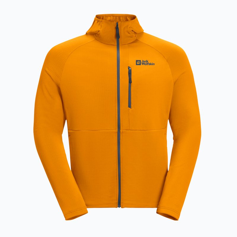 Мъжки Jack Wolfskin Kolbenberg Hooded Fz поларен суитшърт safflower 6
