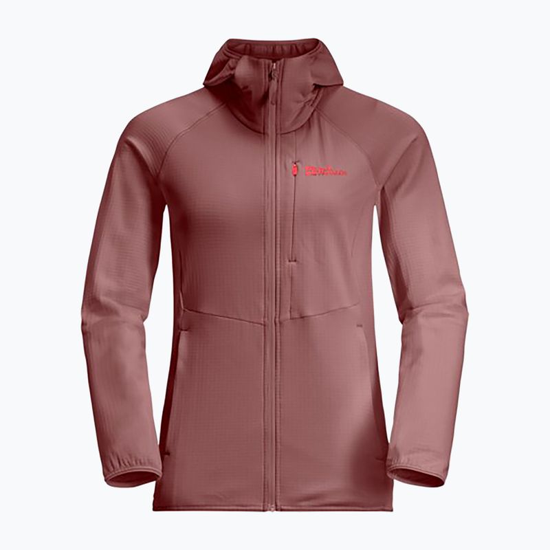 Jack Wolfskin дамско поларено яке Kolbenberg Hooded Fz mineral red 7