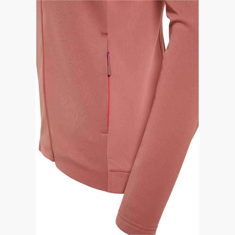 Дамски поларен суитшърт Alpgrat mineral red на Jack Wolfskin 8