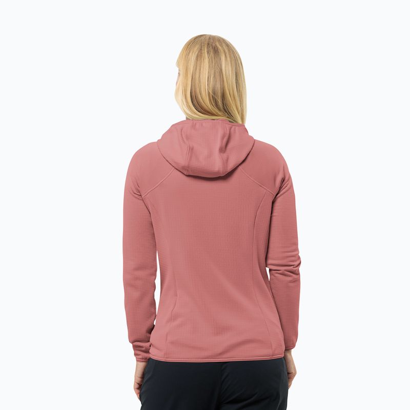 Jack Wolfskin дамско поларено яке Kolbenberg Hooded Fz mineral red 2