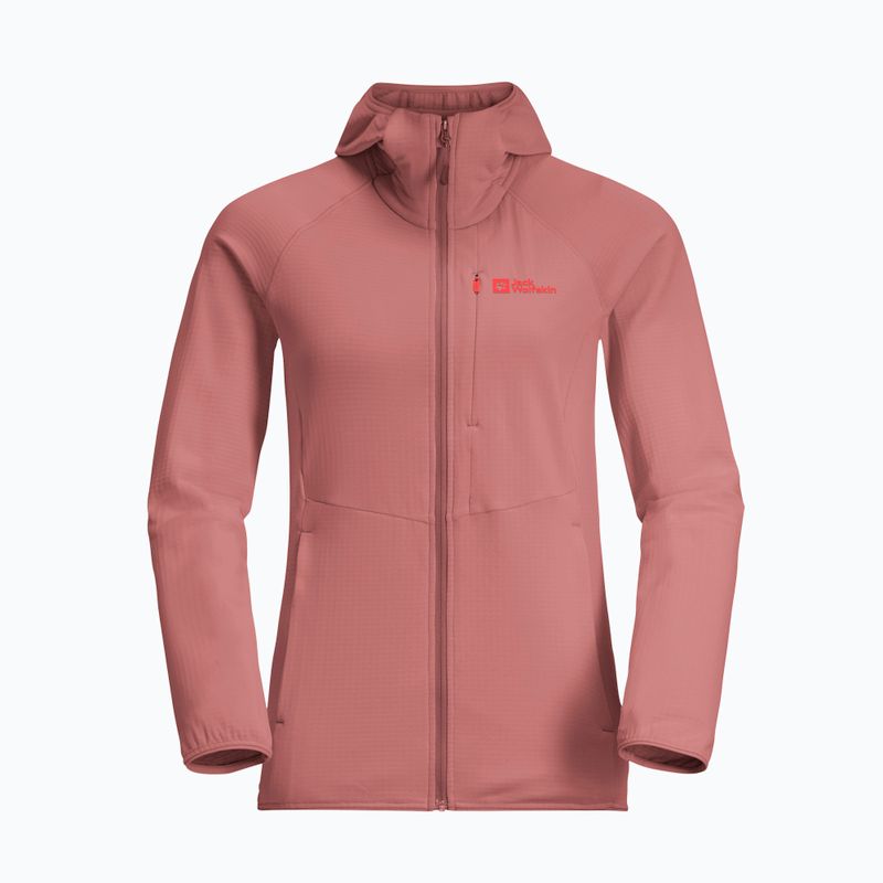 Jack Wolfskin дамско поларено яке Kolbenberg Hooded Fz mineral red 7