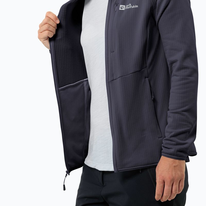 Jack Wolfskin дамско яке с полар Kolbenberg Hooded Fz graphite 6
