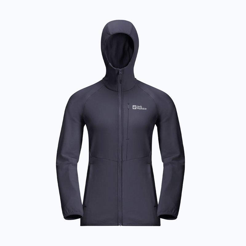 Jack Wolfskin дамско яке с полар Kolbenberg Hooded Fz graphite 8