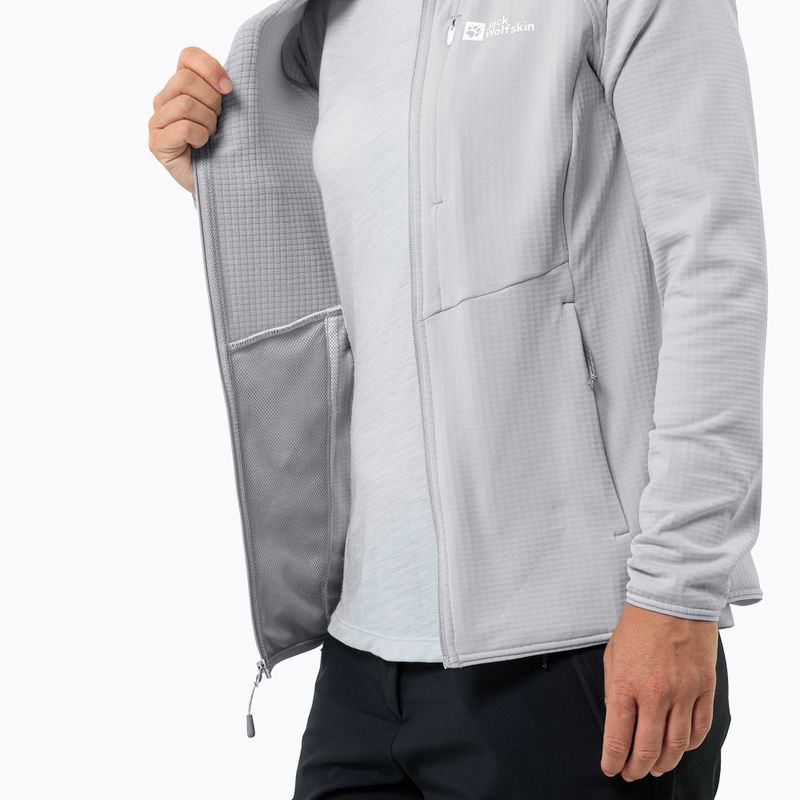 Jack Wolfskin дамско поларено яке Kolbenberg Hooded Fz cool grey 6