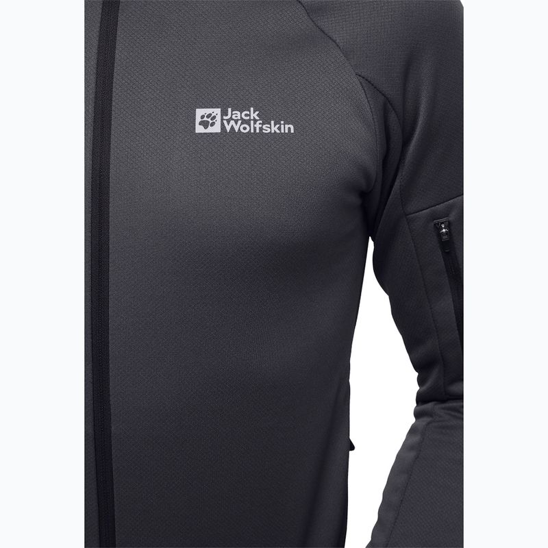 Мъжки суитшърт Alpgrat phantom fleece на Jack Wolfskin 3