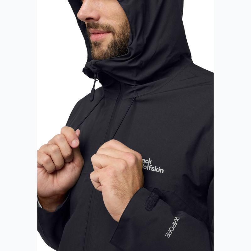 Jack Wolfskin Wisper Ins мъжко пухено яке черно 4