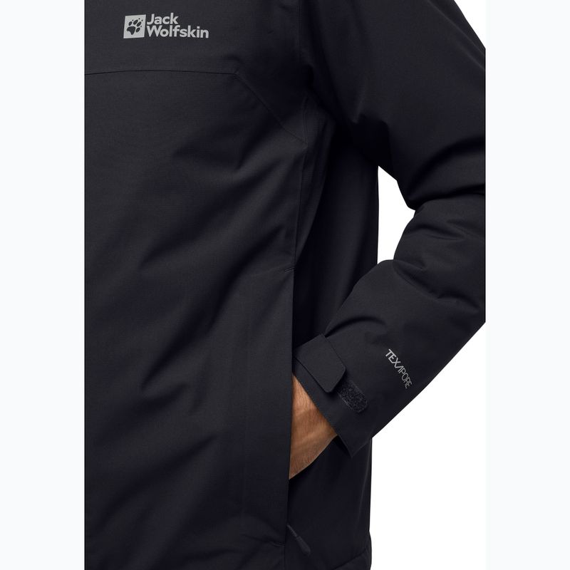 Jack Wolfskin Wisper Ins мъжко пухено яке черно 6