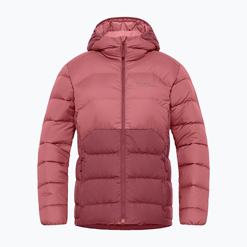 Дамско пухено яке  Jack Wolfskin Ather Down Hoody red ochre 8