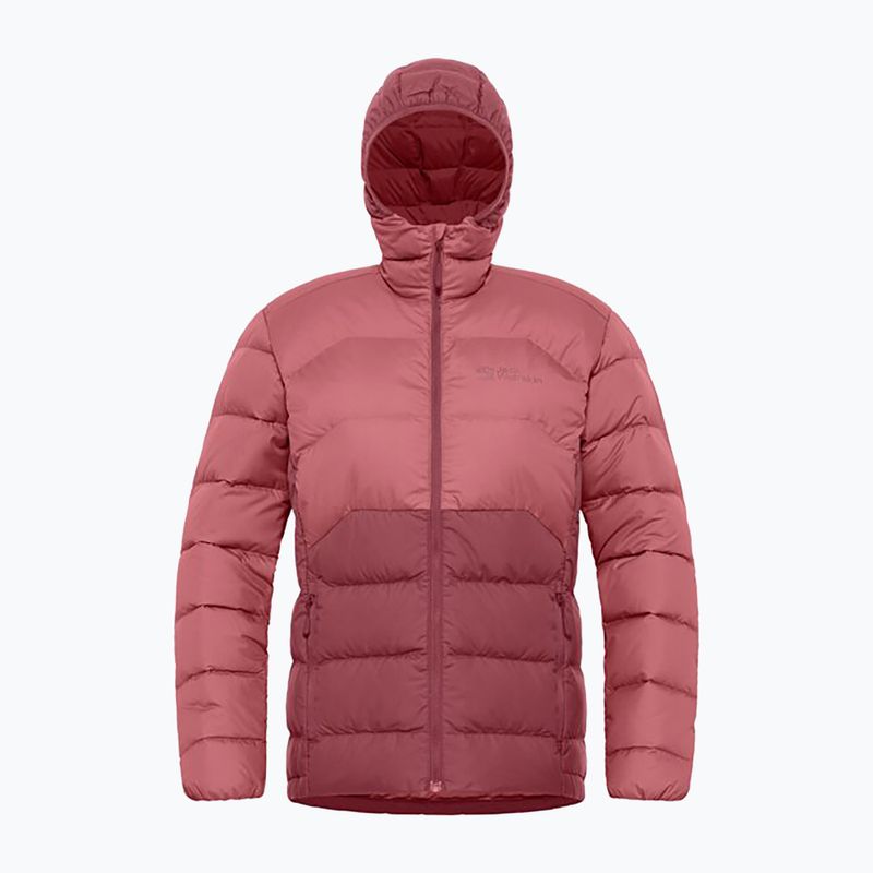 Дамско пухено яке  Jack Wolfskin Ather Down Hoody red ochre 10