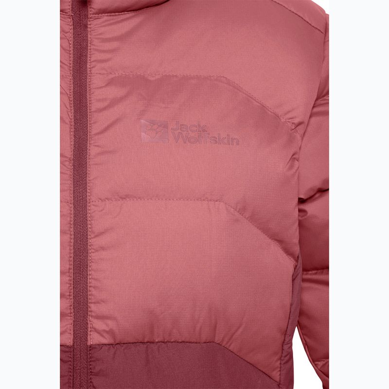Дамско пухено яке  Jack Wolfskin Ather Down Hoody red ochre 4