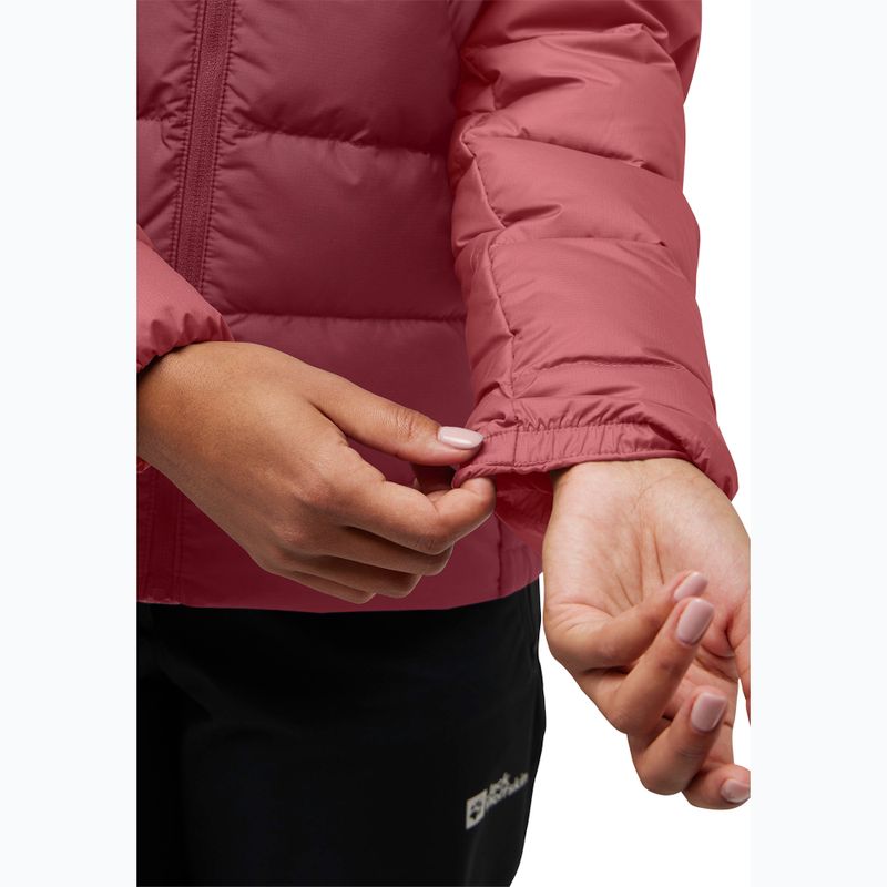 Дамско пухено яке  Jack Wolfskin Ather Down Hoody red ochre 5