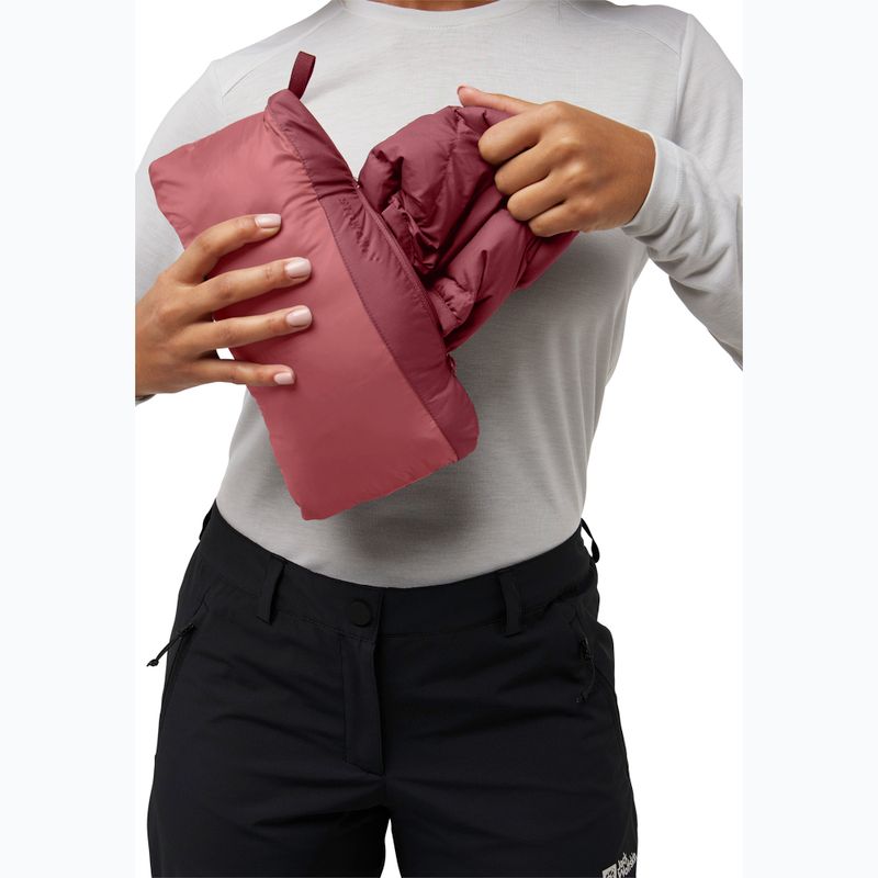 Дамско пухено яке  Jack Wolfskin Ather Down Hoody red ochre 9