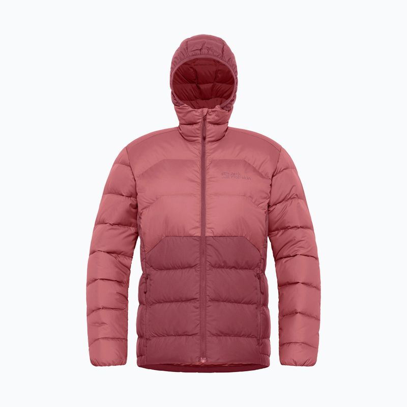 Дамско пухено яке  Jack Wolfskin Ather Down Hoody red ochre 11