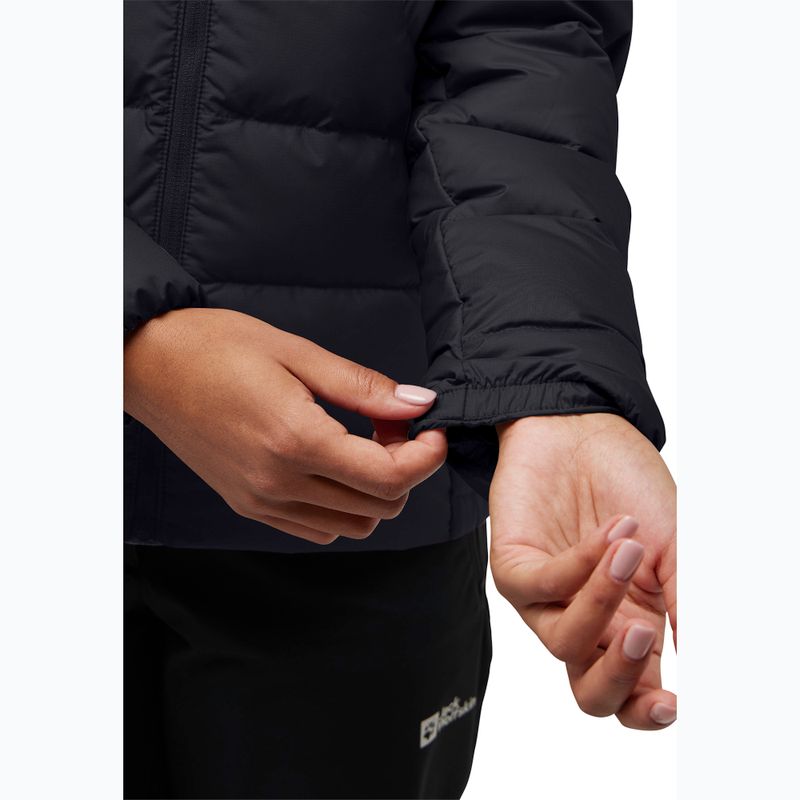 Дамско пухено яке Jack Wolfskin Ather Down Hoody black 10