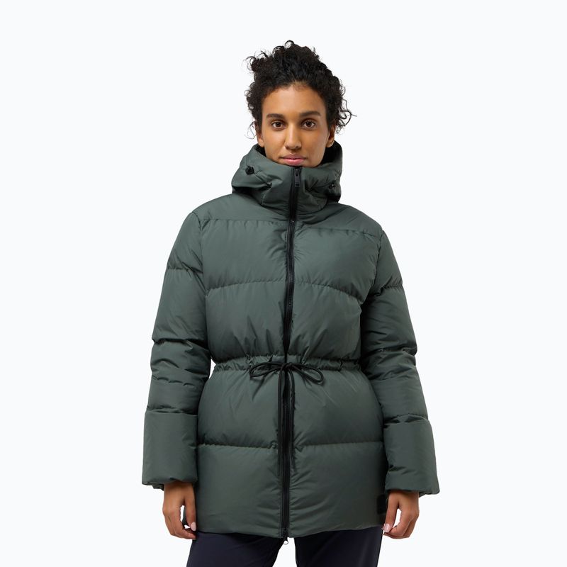 Дамско пухено яке Jack Wolfskin Kirschallee slate green 3