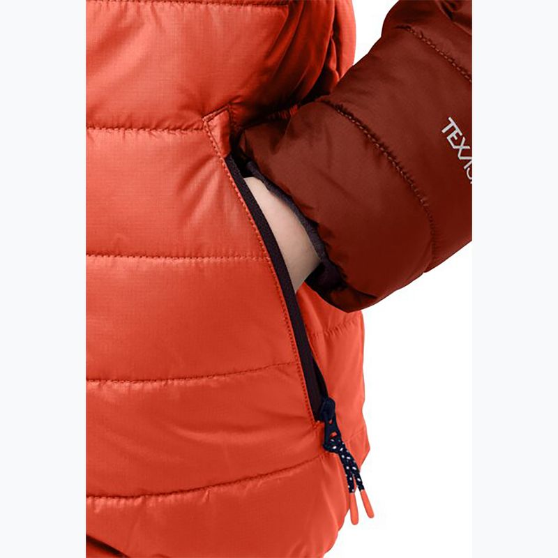 Детско пухено яке Zenon coral orange на Jack Wolfskin 3